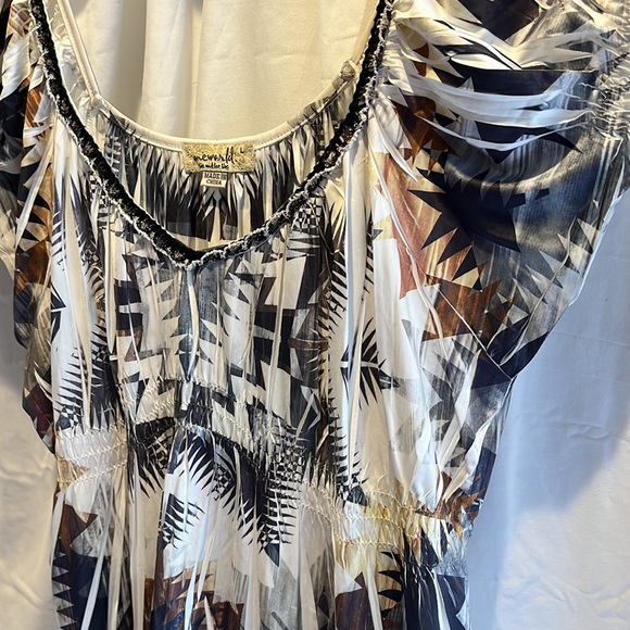 Silky print dress - Picture 2 of 5